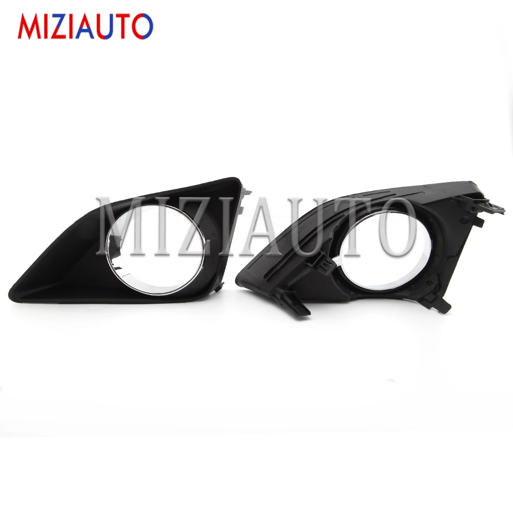 

Front Fog Light Bumper Lamp Grille Cover Grill Bezel Trim For Toyota Corolla/Altis 2007-2010 with chrome fog lights hole