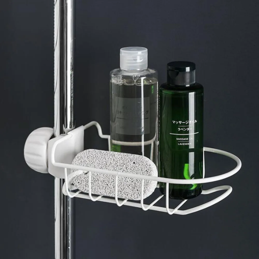 

Stainless Steel Faucet Rack Kitchen Storage Shelf Sponge Dish Cloth Finishing Rack Drain Rack Pool Rag Storage Drain Dry Rack