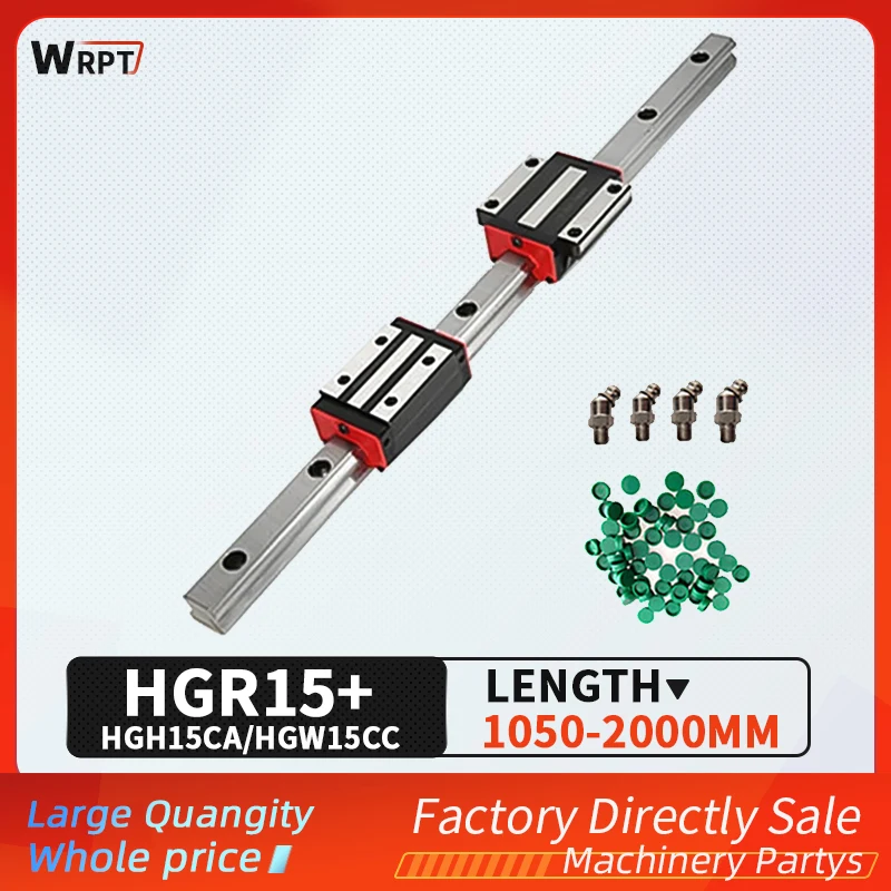 

Free shipping factory direct sales high quality linear guide HGR15-1050mm-2000mm+HGH15CA / HGW15CC bearing block for 3D printer