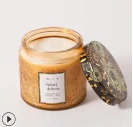 tea(no candle label) Стеклянные бутылки горшок для изготовления свечей Diy с большим горлышком коричневая чашка для свечей 250 мл пустые бутылки ручная бутылка для отбора проб - Цвет: tea(no candle label)
