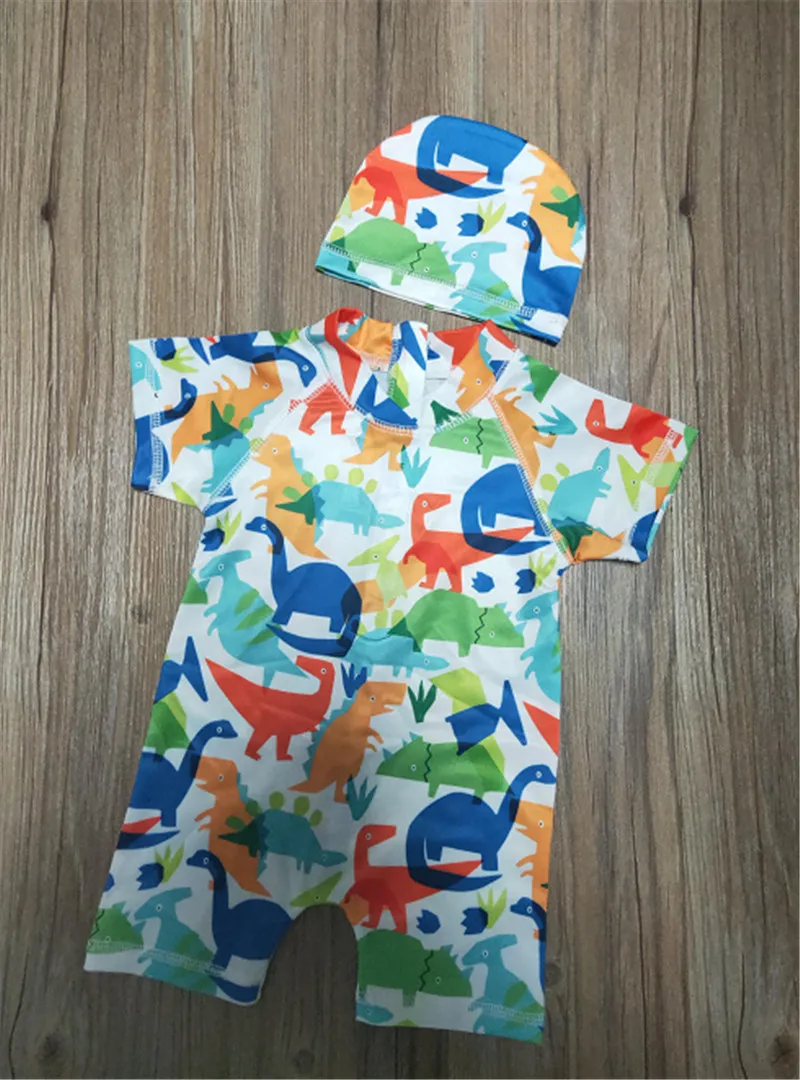 Женский слитный купальник с принтом динозавра для мальчиков | Спорт и