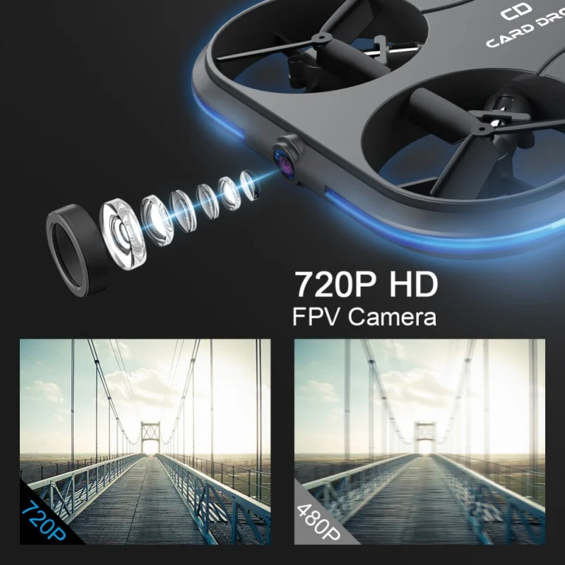 2 типа KAIDENG Drone Card K150 720P WIFI FPV HD камера оптический поток RC Квадрокоптер игрушки для