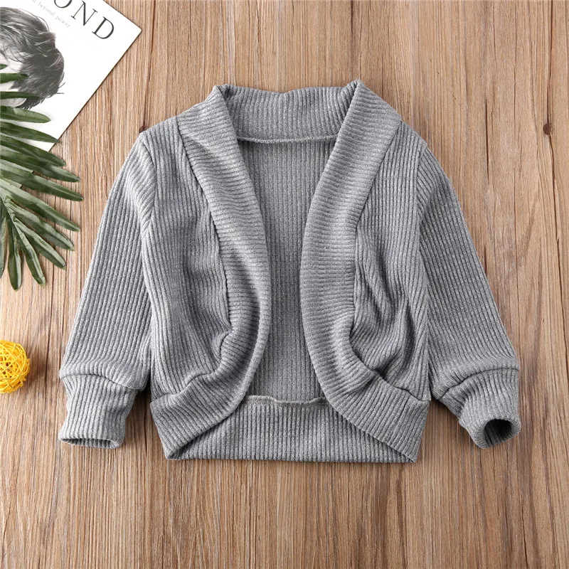 Детская одежда для малышей CANIS вязаный свитер девочек кардиган пальто топы с