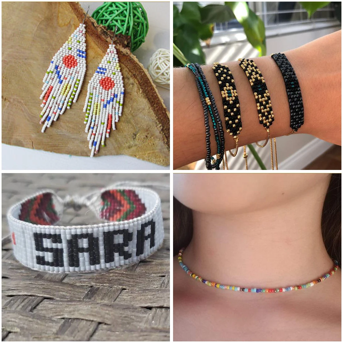 

24000Pcs 11/0 Glass Seed Beads Bulk 24 Color 2mm Small Craft Beads Hoop Earrings for Women DIY Making Bracelet Necklace Jewelry