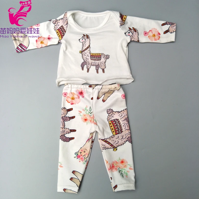 b2 Кукла одежда штаны Розовый Единорог комбинезон одежда для 40 см 43 см reborn baby Doll Одежда наборы для 1" Кукла аксессуары игрушки одежда - Цвет: b2