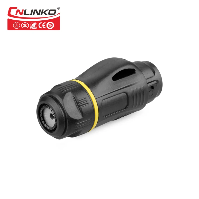 8 контактный Электрический BD24 RJ45 Cat5e IP67 Водонепроницаемый Кабельный разъем