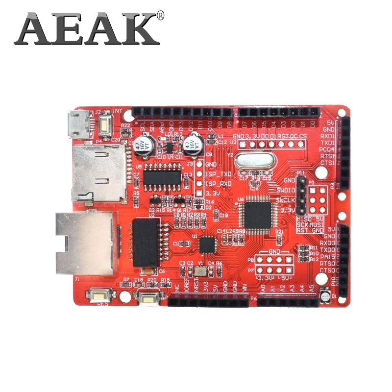 AEAK WIZwiki чип W7500 Интернет вещей микроконтроллер макетная плата ARM Cortex-M0 для arduino W5100 UNO R3 MEGA
