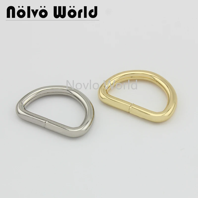 Nolvo World 5 20 100 шт. 6 видов цветов 32*19 мм Металлические d образные открытые пряжки 1 1/4