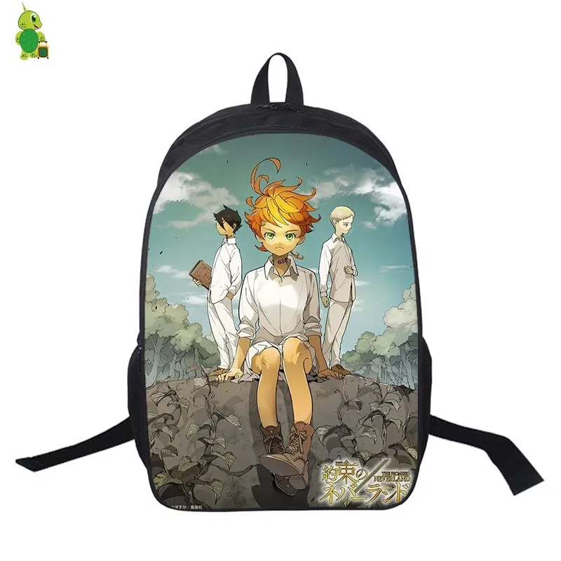 Обещанный рюкзак Neverland Mochila школьные сумки для подростков девочек мальчиков аниме ноутбук рюкзак для женщин и мужчин Дорожная сумка на плечо