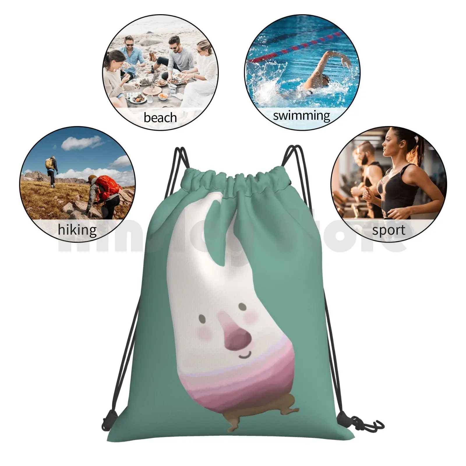 Просто смело! Рюкзак на шнурке сумка для верховой езды альпинизма тренажерного