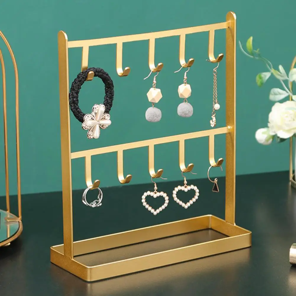 Подставка для демонстрации ювелирных изделий двухслойный держатель сережек из