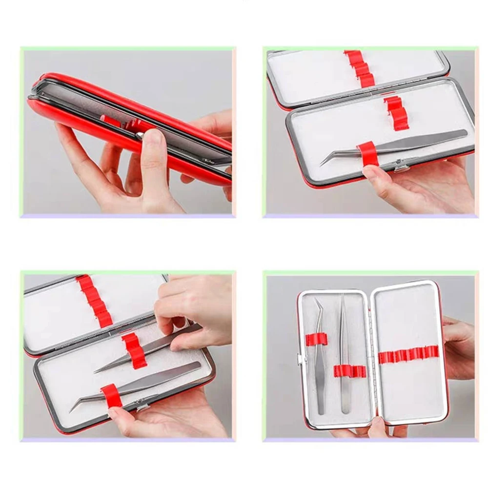 Чехол для хранения пинцетов профессиональный чехол наращивания ресниц