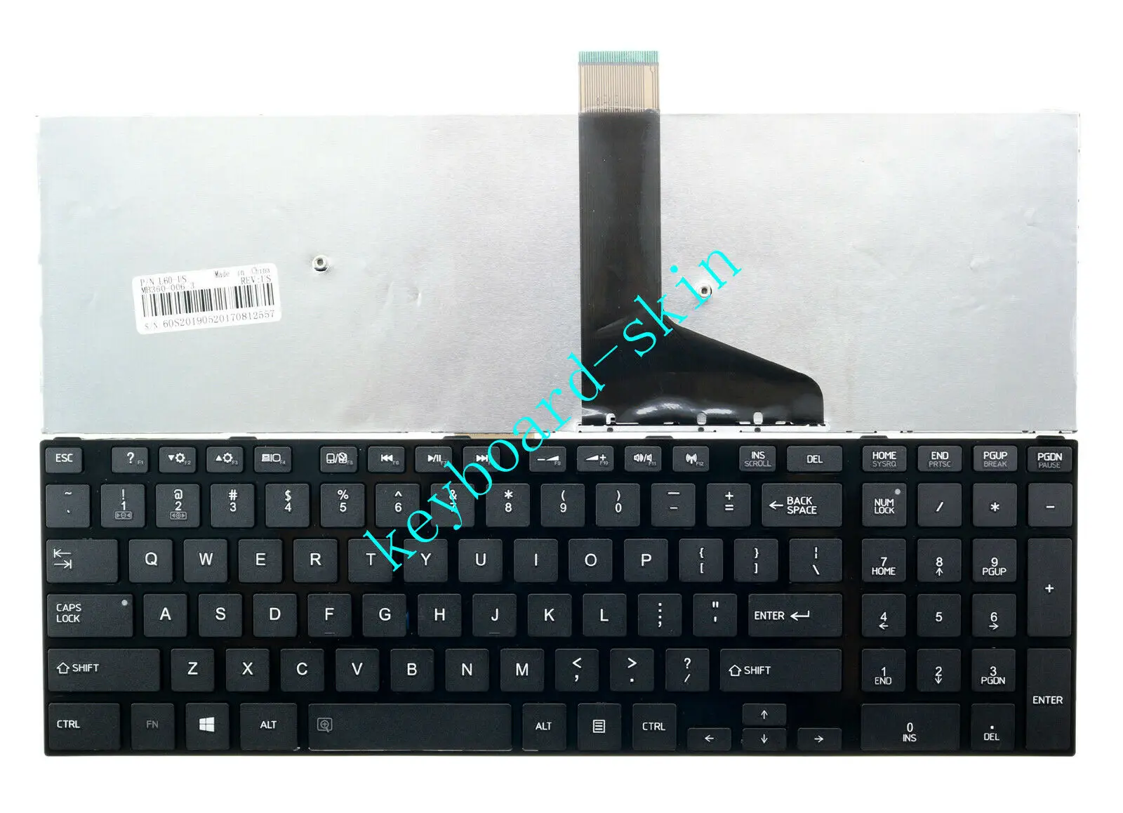 New US Chiclet Non-backlit Keyboard for Toshiba L70-A,L70D-A, L70t-A,L75-A,L75D-A,L75t-A,L70-B,L70D-B,L70t-B,L75-B,L75D-B,L75t-B