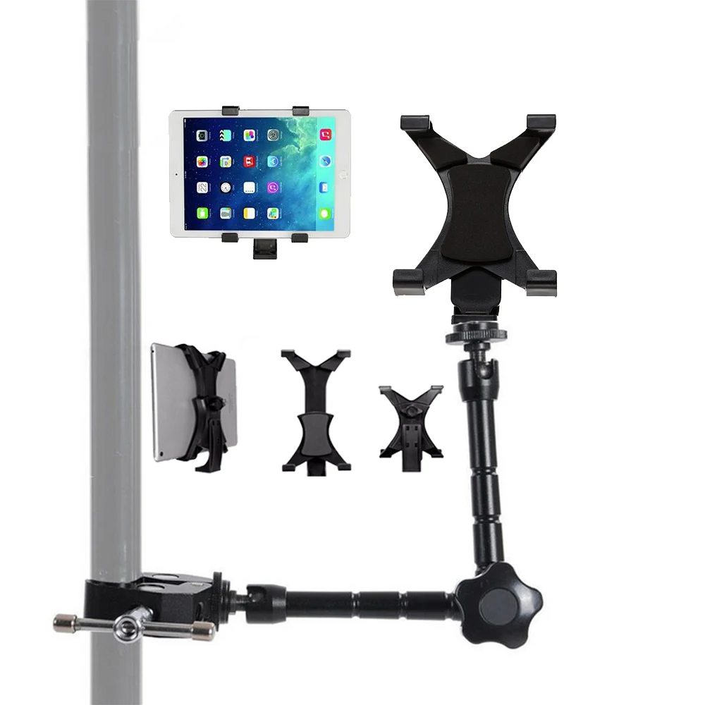 

Регулируемый фрикционный шарнирный магический Рычаг/Супер зажим с резьбовым адаптером 1/4 дюйма для Планшета Телефона 7,9-11 дюймов ipad подстав...