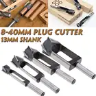8 мм-40 мм Tenon Maker Tenon Dowel  Plug Cutter конусные плотно прилегающие заглушки резаки для изготовления мебели столярных изделий и дома