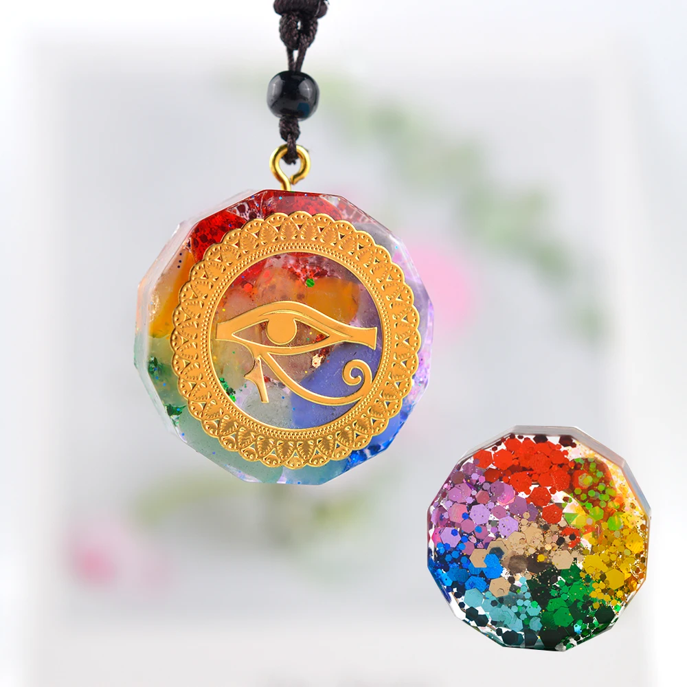 DIY Orgonite кулон кристаллами из эпоксидной смолы камней ювелирные изделия брелок