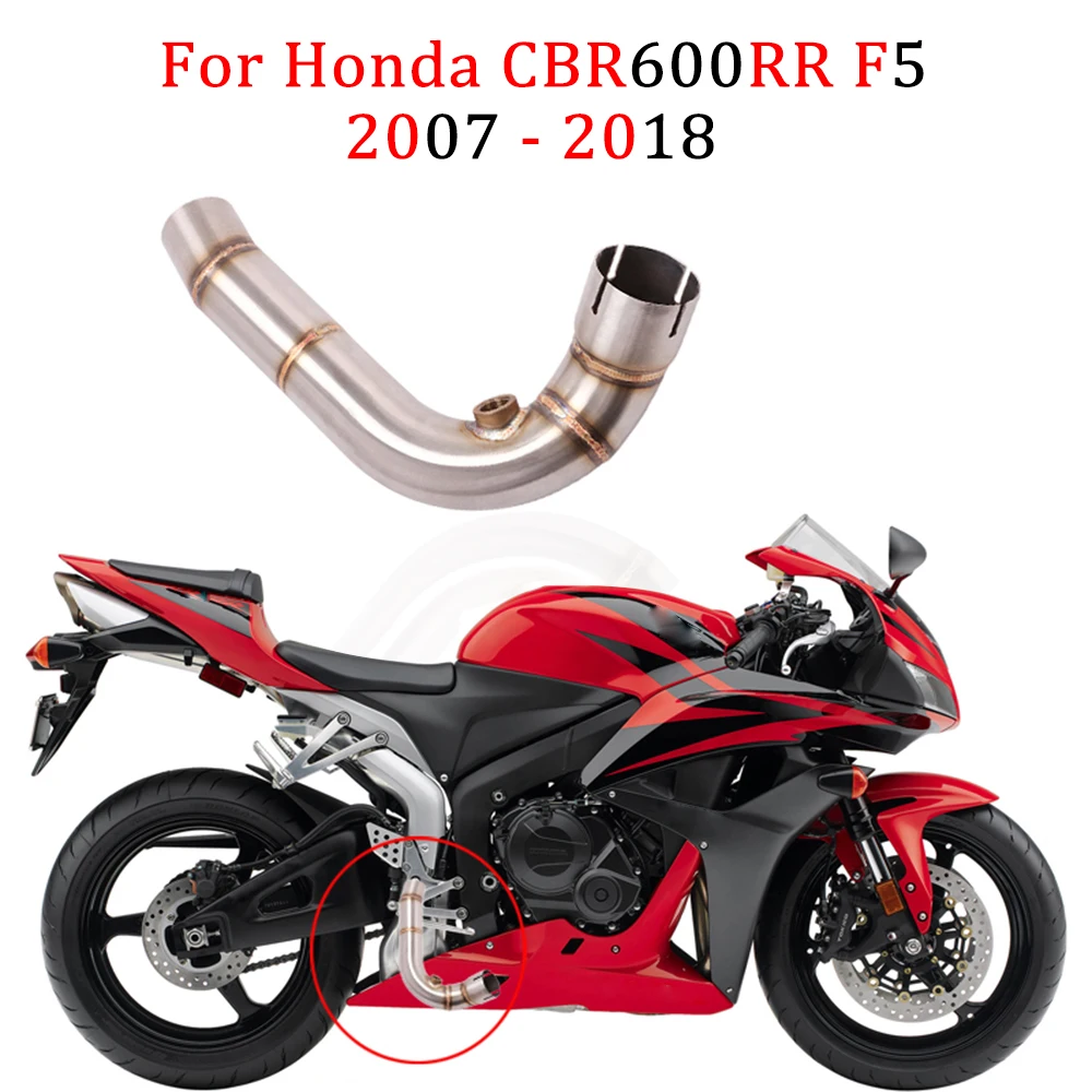Выхлопная труба мотоцикла для Honda CBR600RR F5 2007 2018 CBR 600RR Escape глушитель