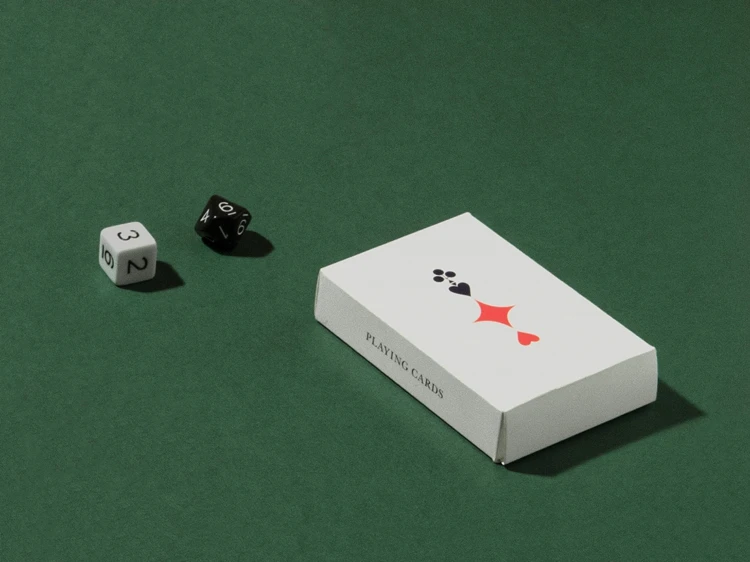 Скандинавские игральные карты минималистичный дизайн Техасские геометрические