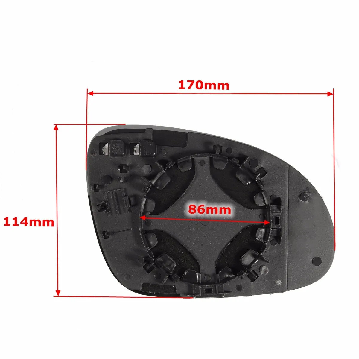 1 пара левое правое зеркало заднего вида синее тонированное стекло с подогревом