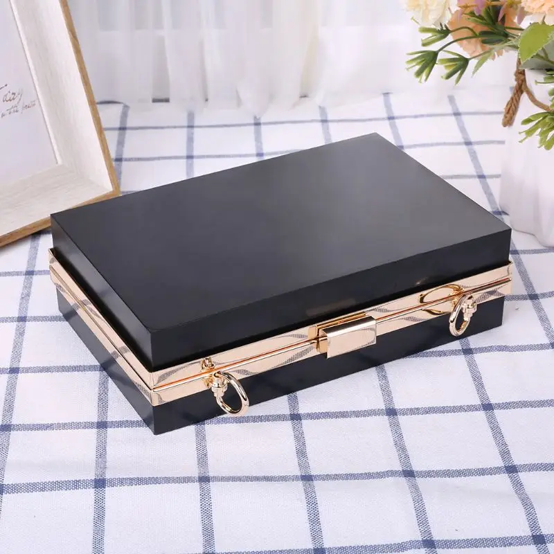 Rectangle Metal Frame Box Purses Handles for DIY Handbags Evening Bag Clutch Accessories | Багаж и сумки