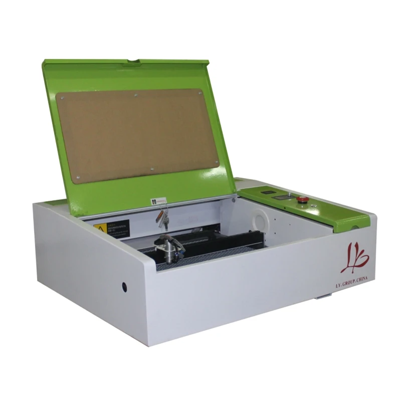 Мини CO2 лазерная трубка 40 Вт резак гравировальный маркировочный станок комплект