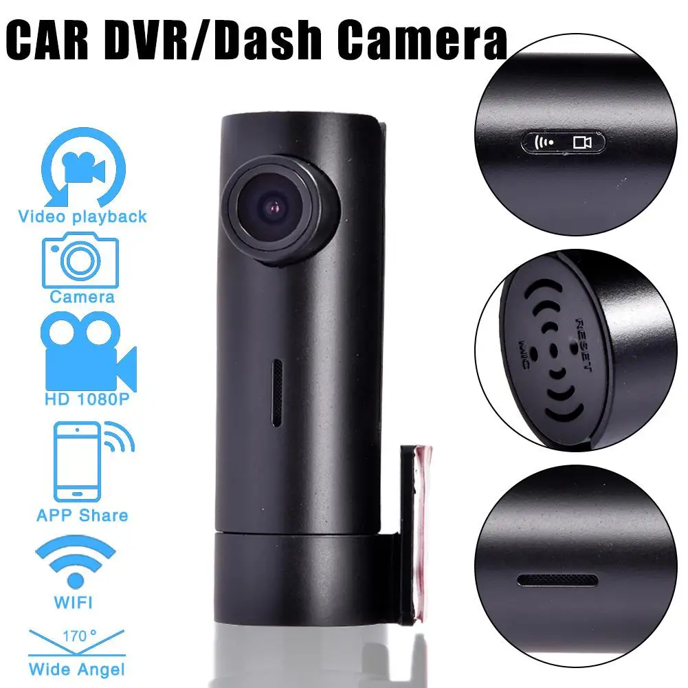 저렴한 자동차 DVR 대시 캠 1080P 나이트 비전 운전 레코더 무선 와이파이 숨겨진 170 학위 광각 루프 녹화 G 센서 WDR 저렴한 자동차 DVR 대시 캠 1080P 나이트 비전 운전 레코더 무선 와이파이 숨겨진 170 학위 광각 루프 녹화 G 센서 WDR