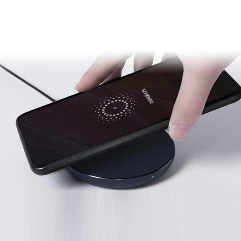 Оригинальное Беспроводное зарядное устройство Xiaomi Qi Быстрая зарядка быстрое