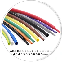 2m diameter 0 6 0 8 1 1 5 2 2 5 3 3 5 4 4 5 5 5 5 6 mm polyolefin heat shrink tube 21 shrink ratio insulated cable sleeve