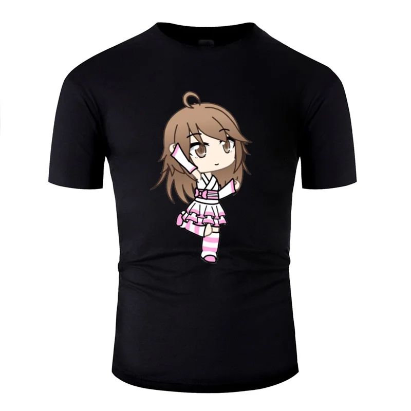 Новая стильная футболка с принтом Зои гача Мерч Мужская круглым вырезом для