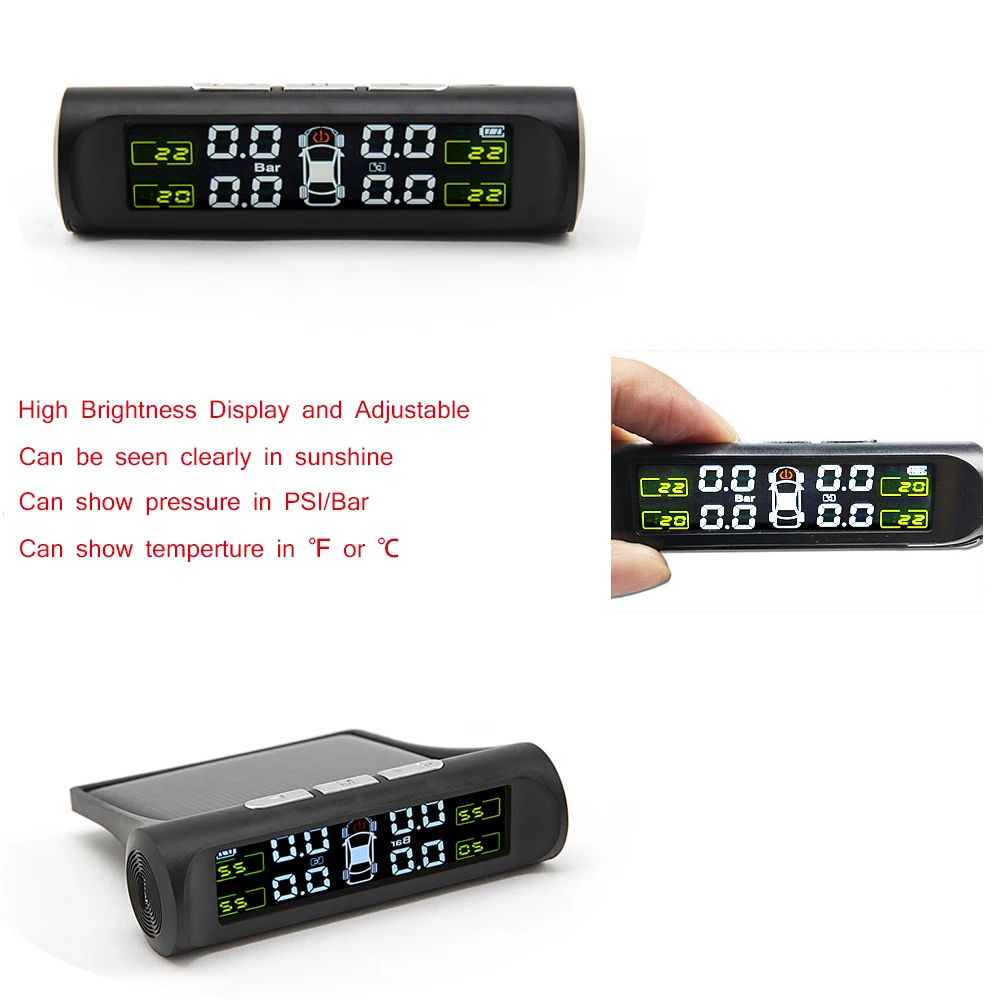 SINOVCLE датчик давления в шинах Система контроля Tpms автомобильный дисплей