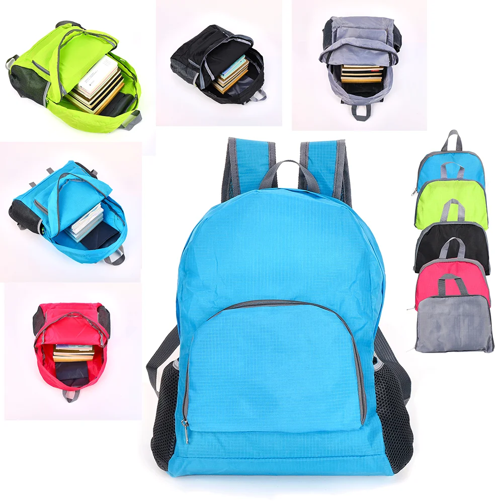 

HHHOME 20L Foldable Packable Backpack Waterproof Nylon For School Hiking Camping Travelling Daypack Children Adult Unisex