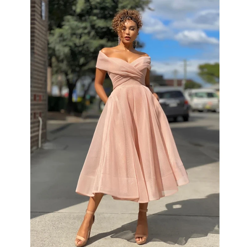 

Женское ТРАПЕЦИЕВИДНОЕ ПЛАТЬЕ с вырезом лодочкой, летнее сексуальное платье Бохо с цветочным принтом и вырезом лодочкой, 2020