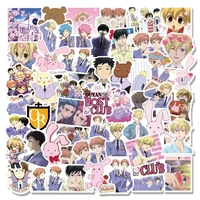 103050100pcs anime ouran high school host club graffiti stickers for laptop notebook skateboard luggage decal sticker toy