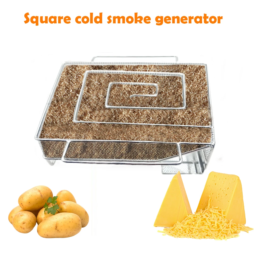 Аксессуары для барбекю стальной гриль генератор холодного дыма деревянные чипсы