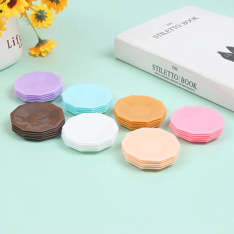 5pcs mini resin food cake dessert pastry dishes tableware miniature doll house accessories dollhouse trays plates kitchen toys free global shipping