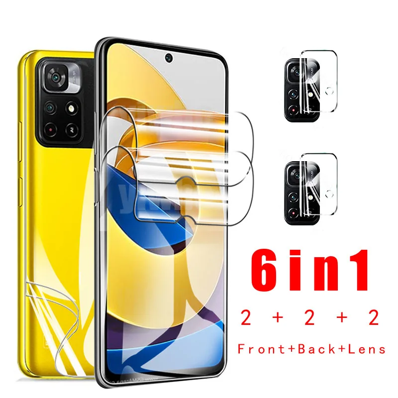 

Для Poco M4 Pro Защитная пленка для экрана Гидрогелевая пленка Poko Poxo M4 Pro 5G закаленное стекло для Poco M4 M 4 4 M Pro M4Pro стекло для объектива камеры
