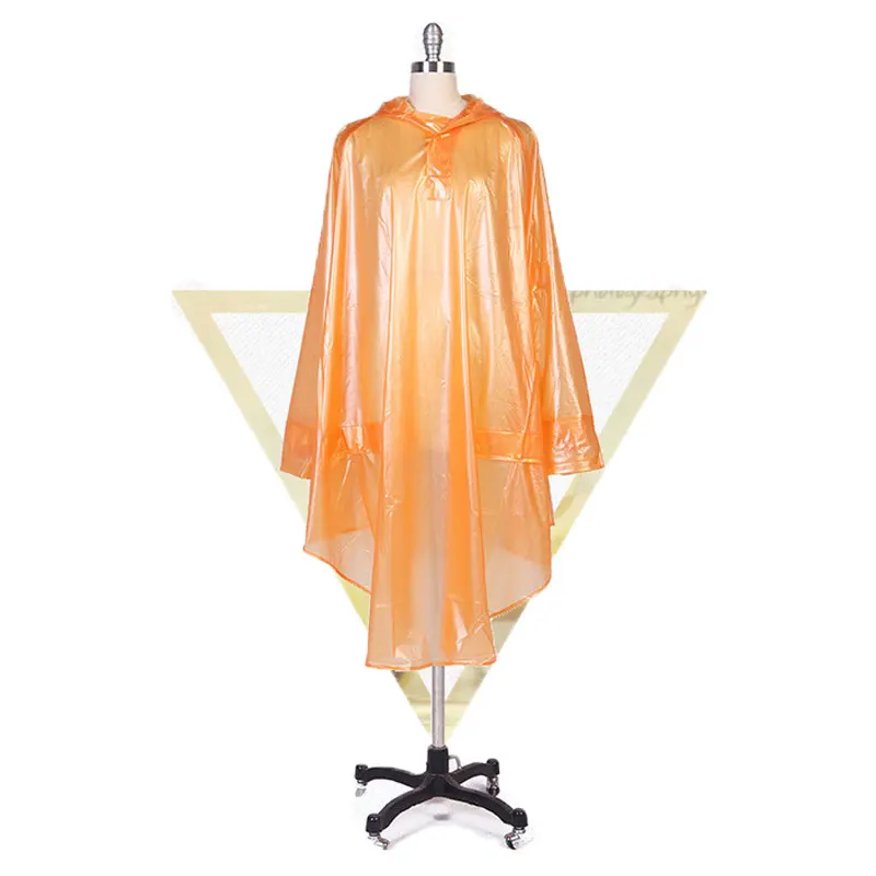 Модный женский и мужской дождевик утепленный водонепроницаемый пончо