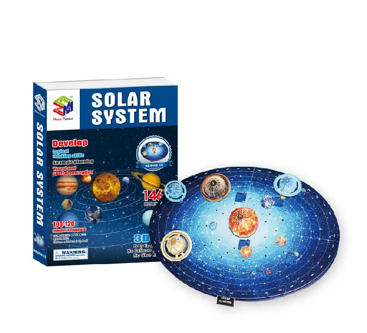 Three-dimensional Puzzle Globe Planet 3D Paper Model Assembled Children's DIY Handmade Creative Toys | Игрушки и хобби