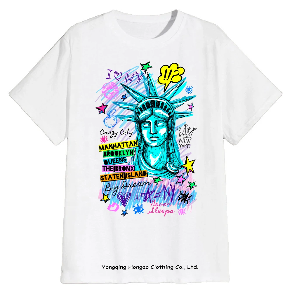 

Футболка женская оверсайз из мягкого хлопка с графическим принтом