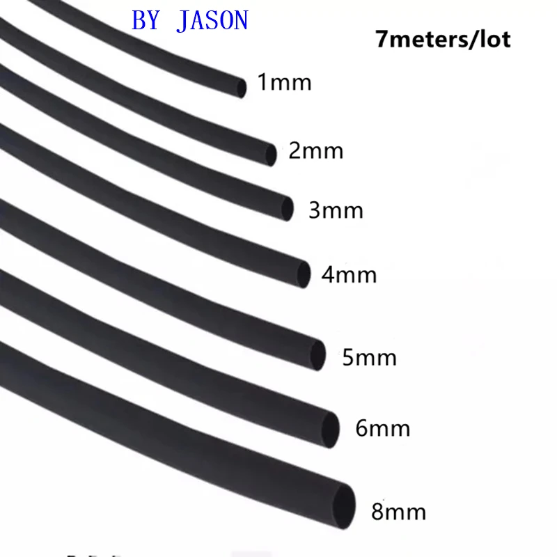 7 м/лот термоусадочные трубки Обёрточная бумага комплекты проводов 2:1 krimpkous