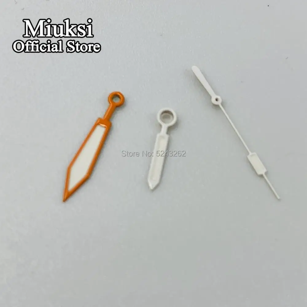 Miuksi зеленые светящиеся стрелки часов подходят для Miyota 8205 8215 821A Mingzhu DG 2813 3804