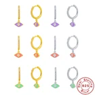 Серьги Romad для Для женщин реальные 925 пробы Серебряные серьги Ангельские глазки серьги в Корейском стиле, хорошее ювелирное изделие, модные серьги в форме 2020 W5