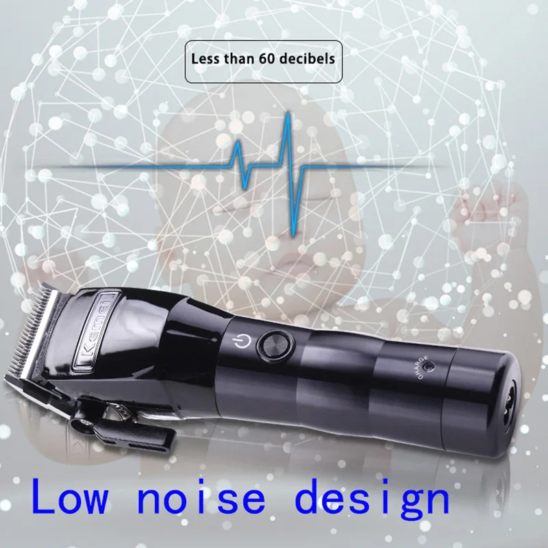 Kemei профессиональная машинка для стрижки волос электрическая мощная