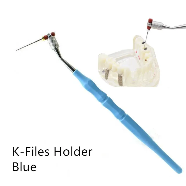

Dental K-Files Holder Blue Hand Use File Holders Posterior Expanding Needle