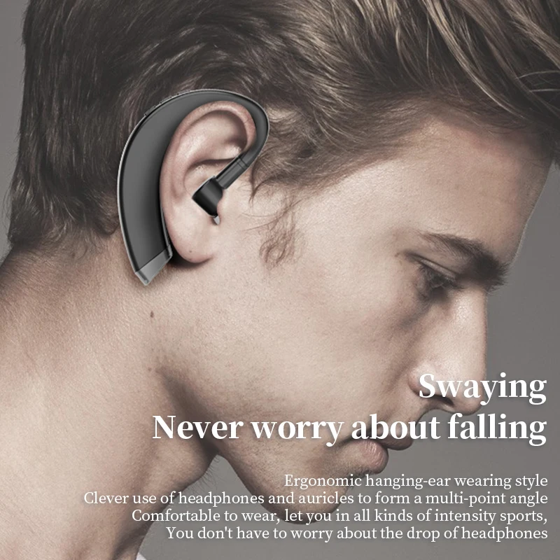 

Brand New 5.0 Earphones Bluetooth Headphones Wireless Headset Business Headset Drive Call Sports Earphones For Iphone Samsung