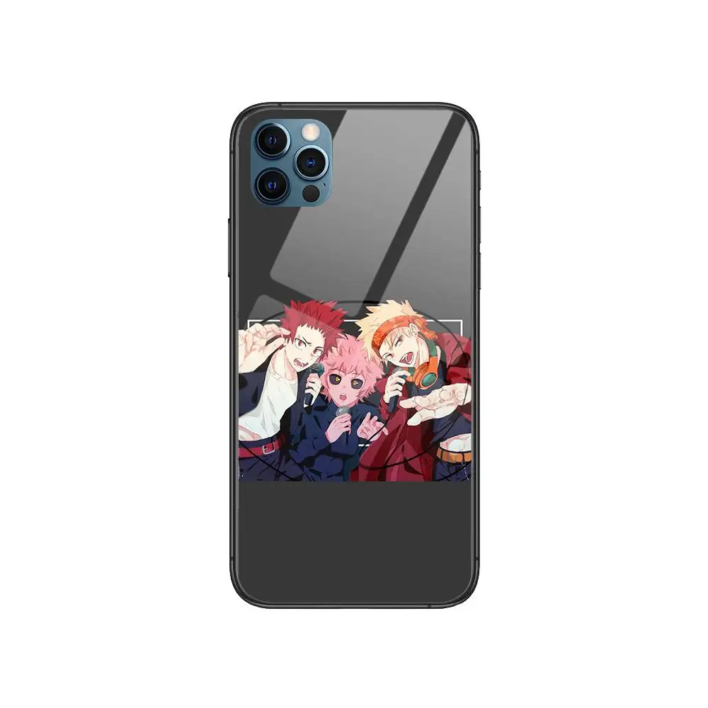 

My Hero Academia Comics case Anime Style Phone Case cover For iphone 12 pro max 11 8 7 6 s XR PLUS X XS SE 2020 mini black ce