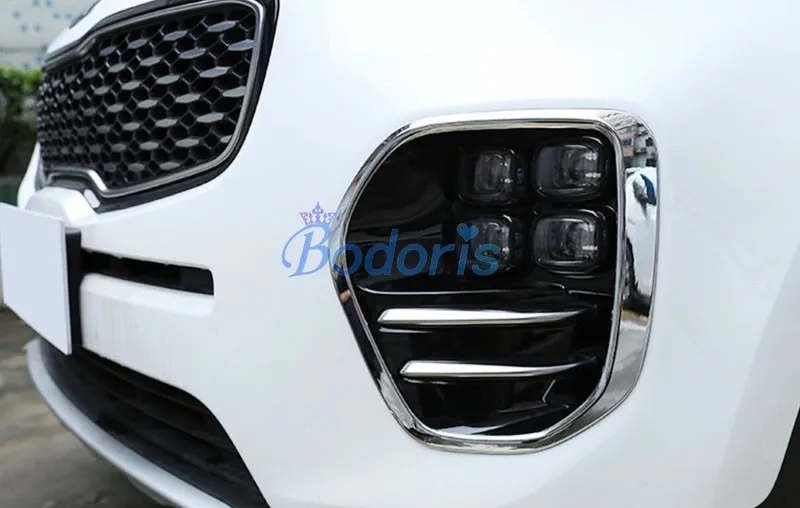 Для Kia Sportage KX5 QL 2016 2017 2018 задняя противотуманная фара крышка световая рамка