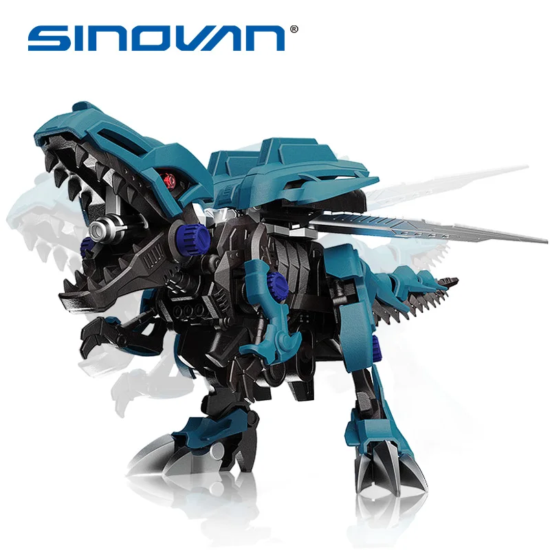 Sinovan Электрический динозавр детские игрушки для сборки головоломки механическая
