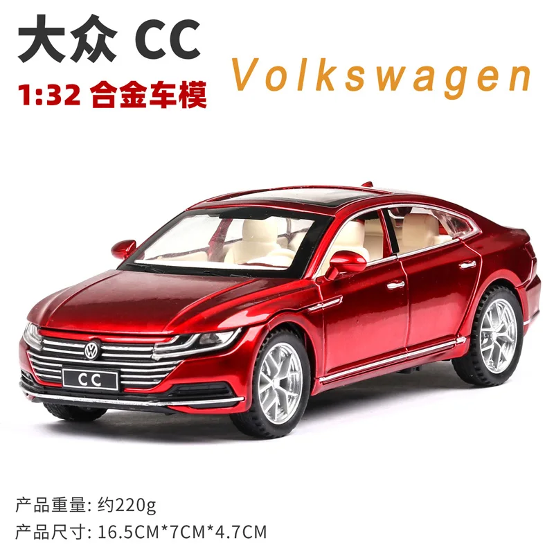 1/32 весы Volkswagen CC Литой Сплав тяга автомобиль коллекционные игрушки подарки для