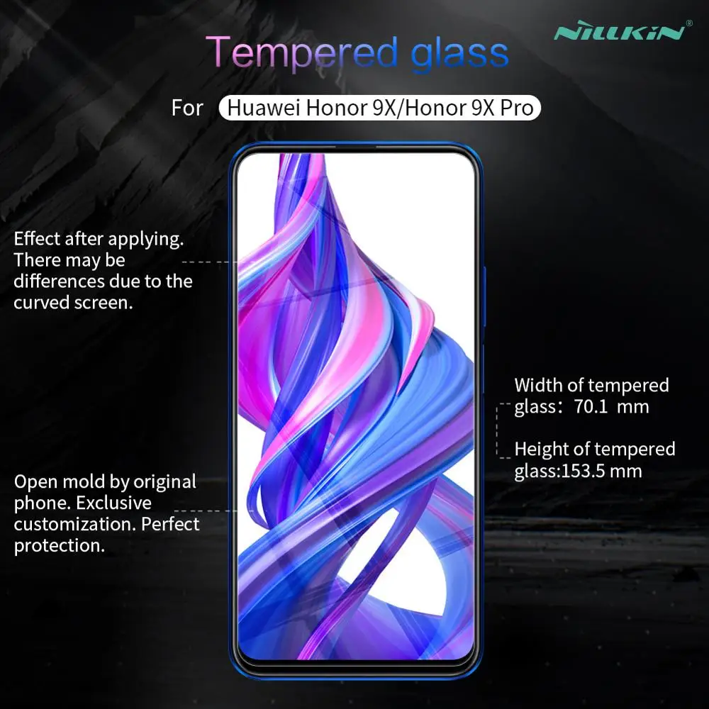 Для Huawei Honor 9x стекло pro закаленное Nillkin Amazing H + Pro защита для экрана 2.5D изогнутая